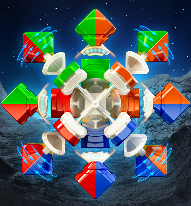 QiYi Warrior M Pro 3x3x3 Cube Stickerless